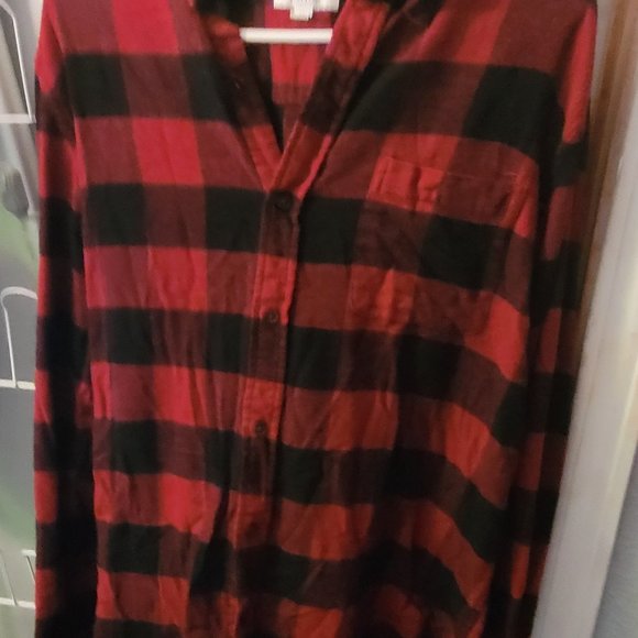 Croft and Barrow Mens long sleeve flannel Medium - Picture 3 of 4